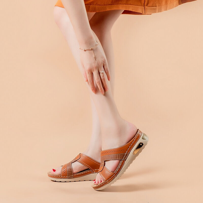 Sandale Damen Em Leder Aila Colosy