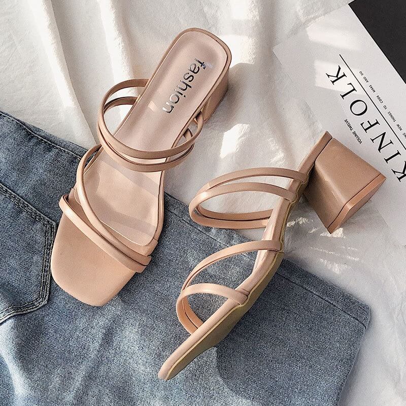 Pantoletten Feminino Riemen Marthe Colosy