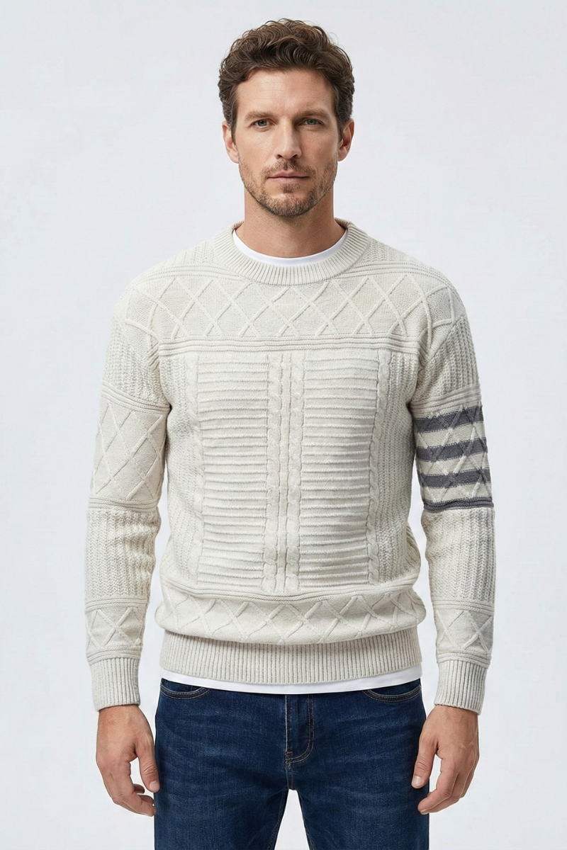 Warren Rundhals-Pullover | Colosy