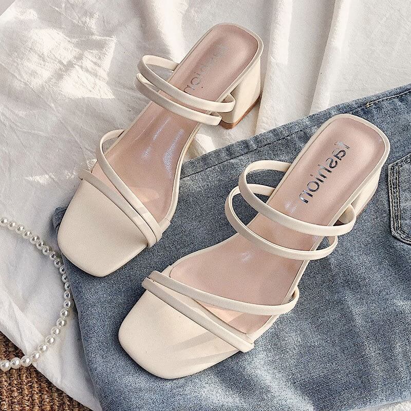 Pantoletten Feminino Riemen Marthe Colosy