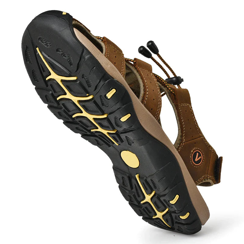 ErgoStride Colosy™ • Bequeme Herrensandalen für jedes Gelände
