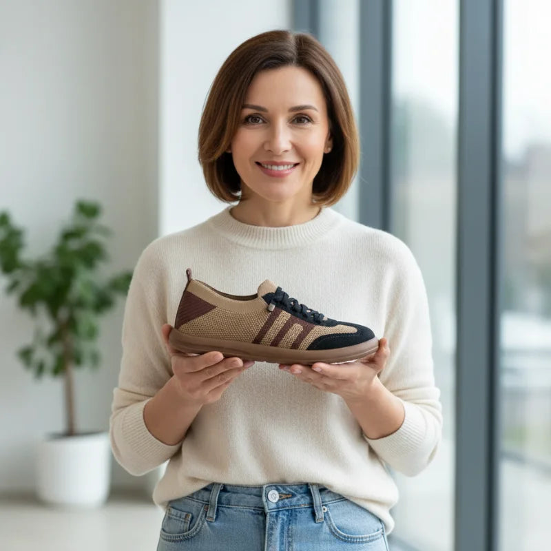 ErgoNova™ – Orthopädischer Damen-Sneaker mit atmungsaktivem Knit