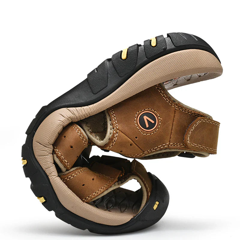 ErgoStride Colosy™ • Bequeme Herrensandalen für jedes Gelände