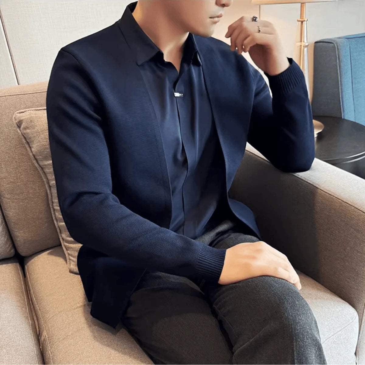 Layer™ – 2-in-1-shirt met vesteffect