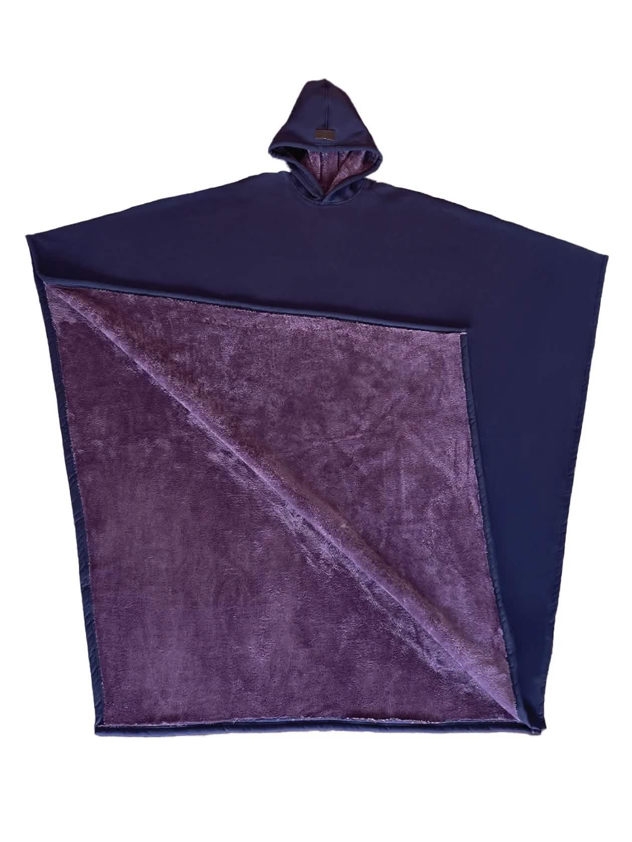 FleeceGuard™ – Ultrazachte thermische cape met capuchon voor weldadige warmte