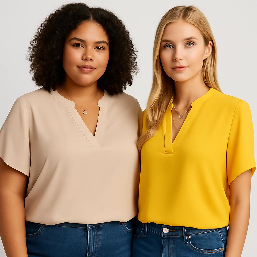 Bluse mit weiten Ärmeln Beth • Colosy (KAUFEN SIE 1, ERHALTEN SIE 2)