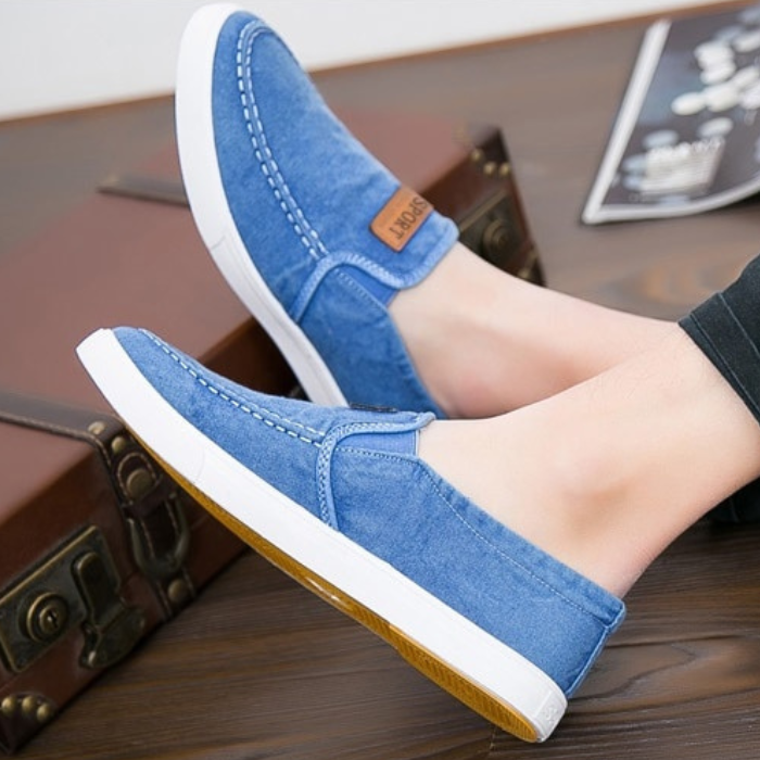 Sneaker Herren Slipon Denim Colosy