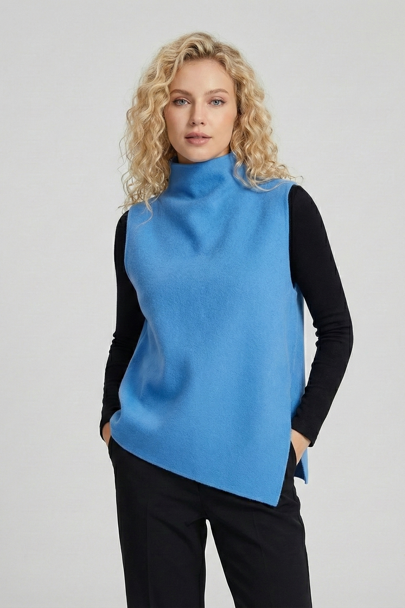 Gebreid vest met col | Colosy