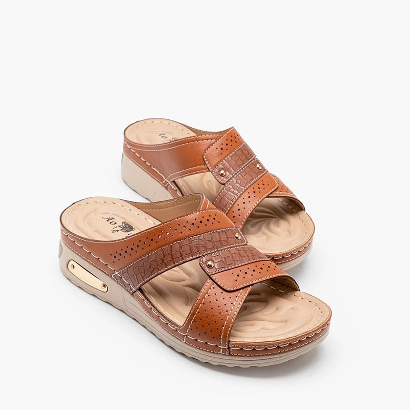 Sandale Damen Em Leder Aila Colosy