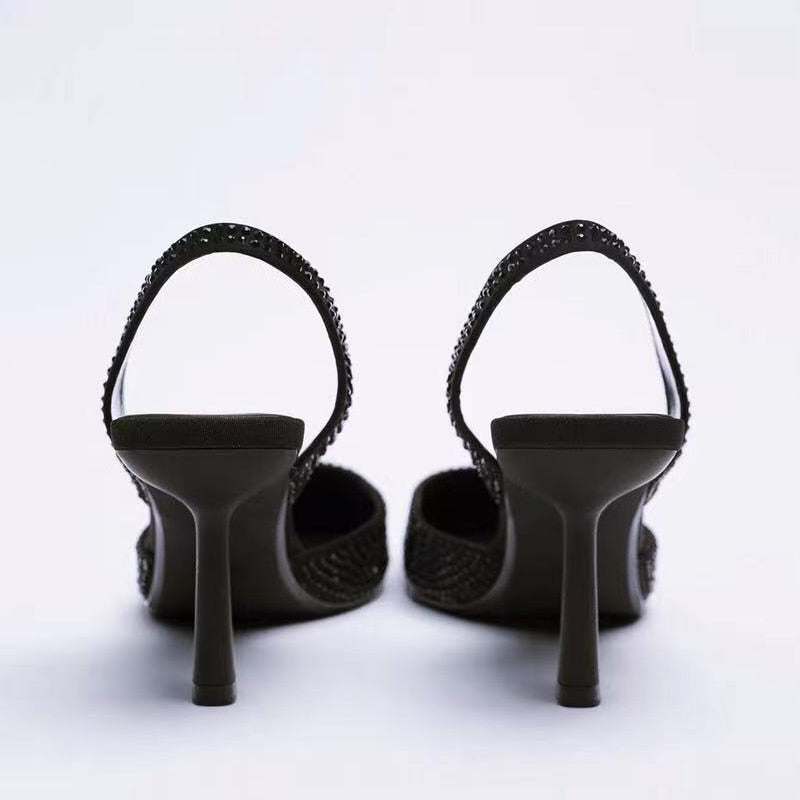 Pumps Feminino Strass Valenti Colosy