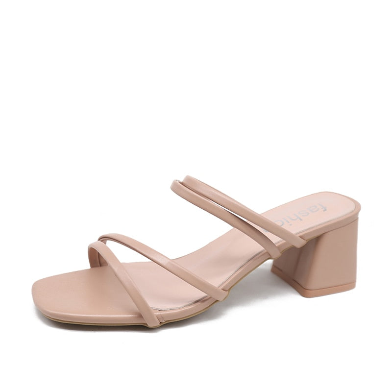 Pantoletten Feminino Riemen Marthe Colosy