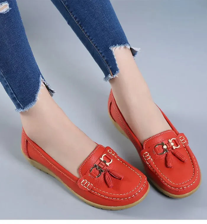 Orthopedische leren mocassin - Colosy