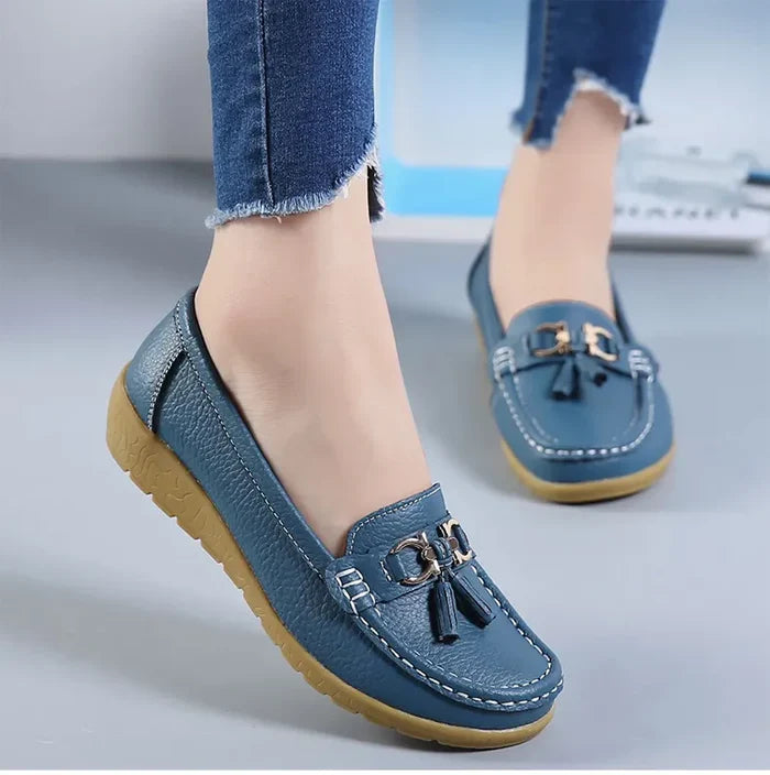 Orthopedische leren mocassin - Colosy