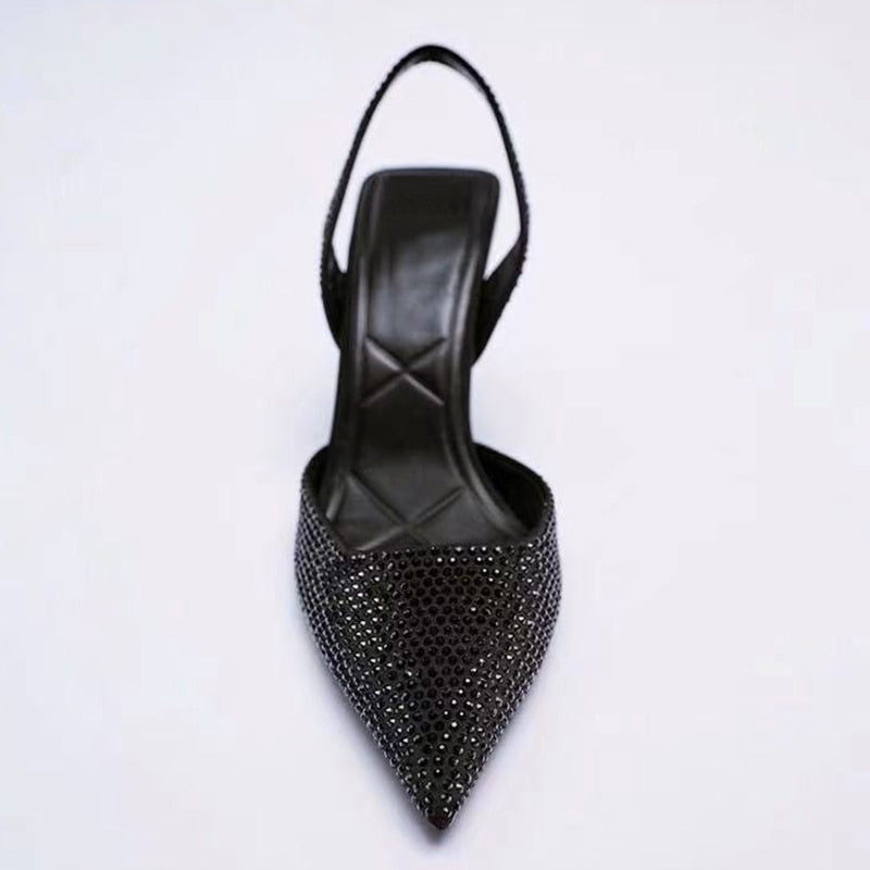 Pumps Feminino Strass Valenti Colosy