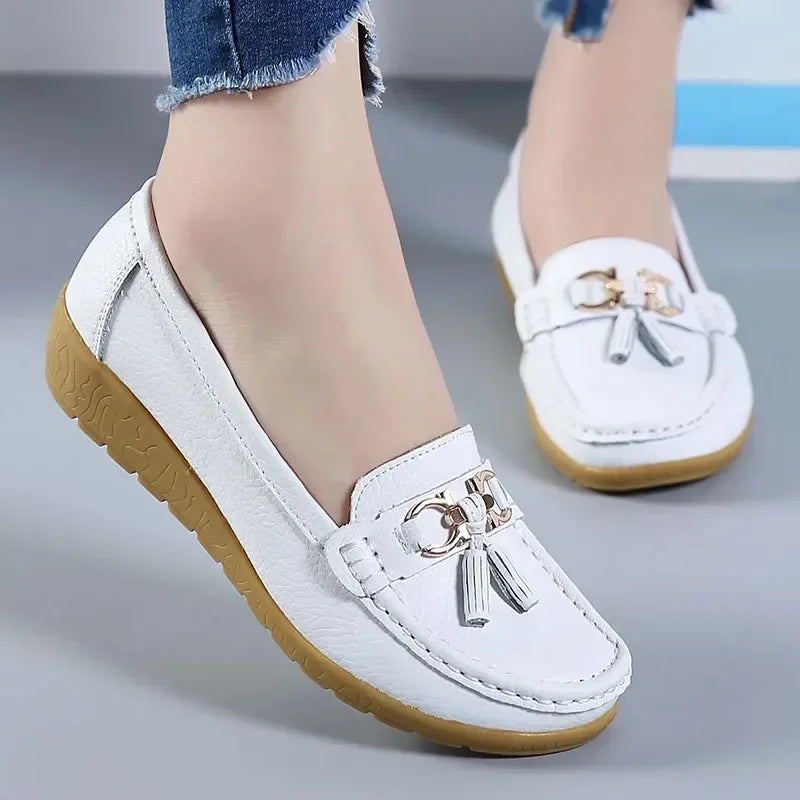 Orthopedische leren mocassin - Colosy