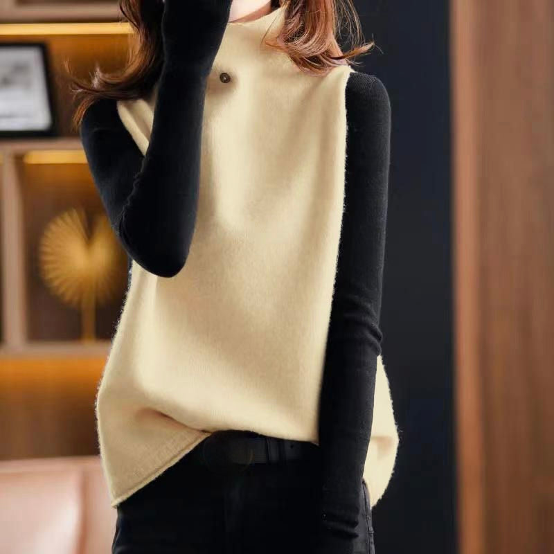 Gebreid vest met col | Colosy