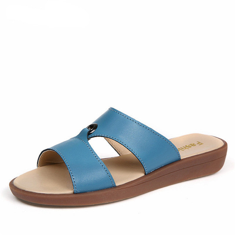 Hausschuh Feminino De Leder Loam Colosy