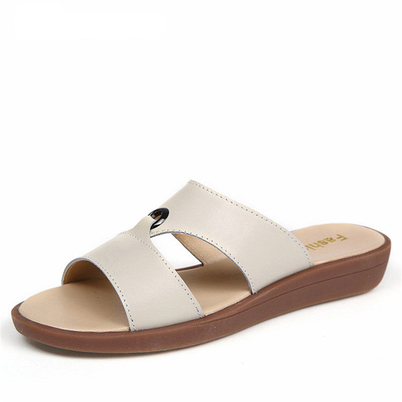 Hausschuh Feminino De Leder Loam Colosy