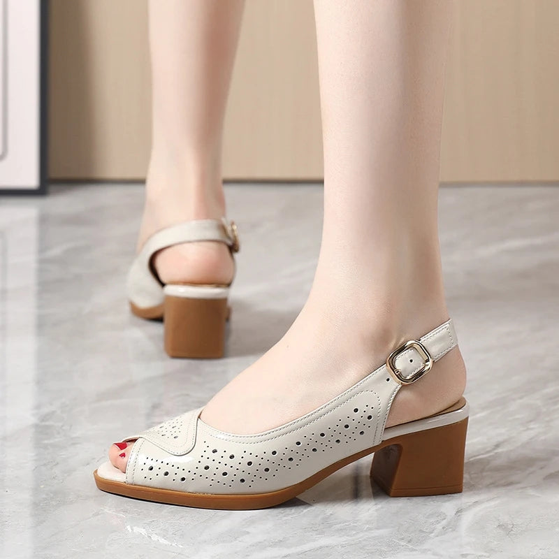 Sandale Damen De Leder Trina Colosy