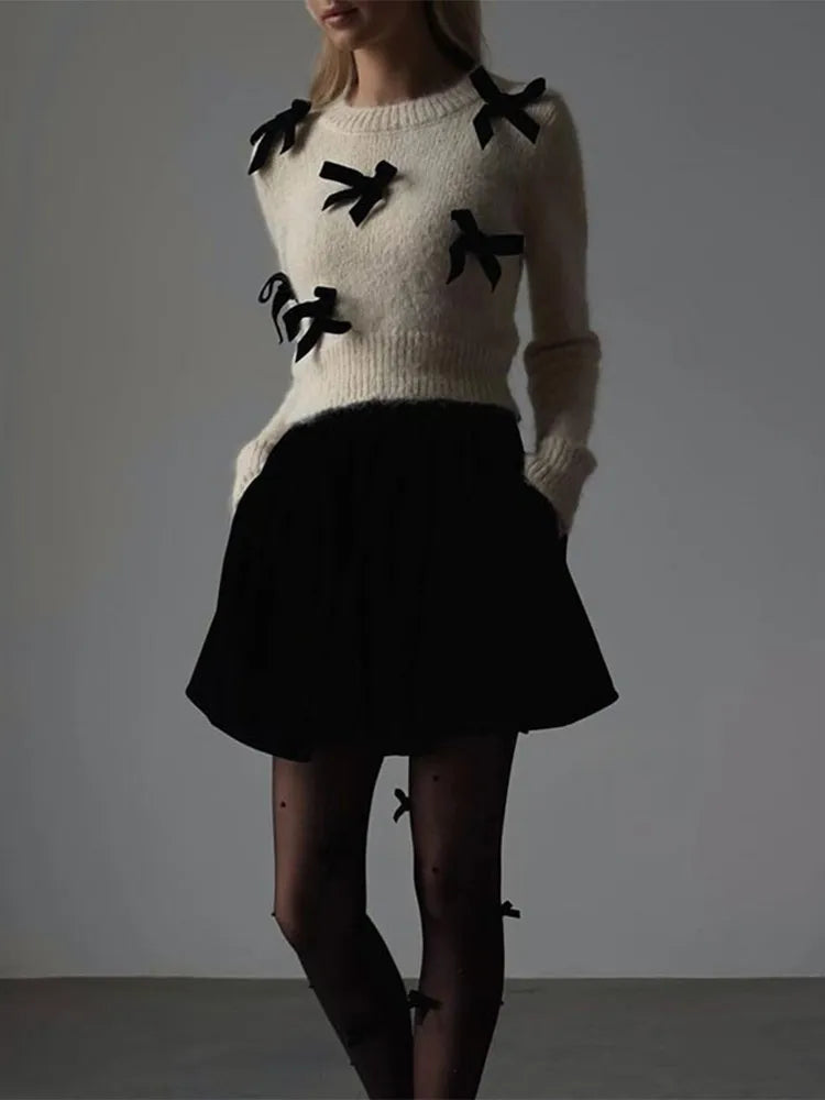 Eleganter Damenpullover mit langen Ärmeln | Colosy