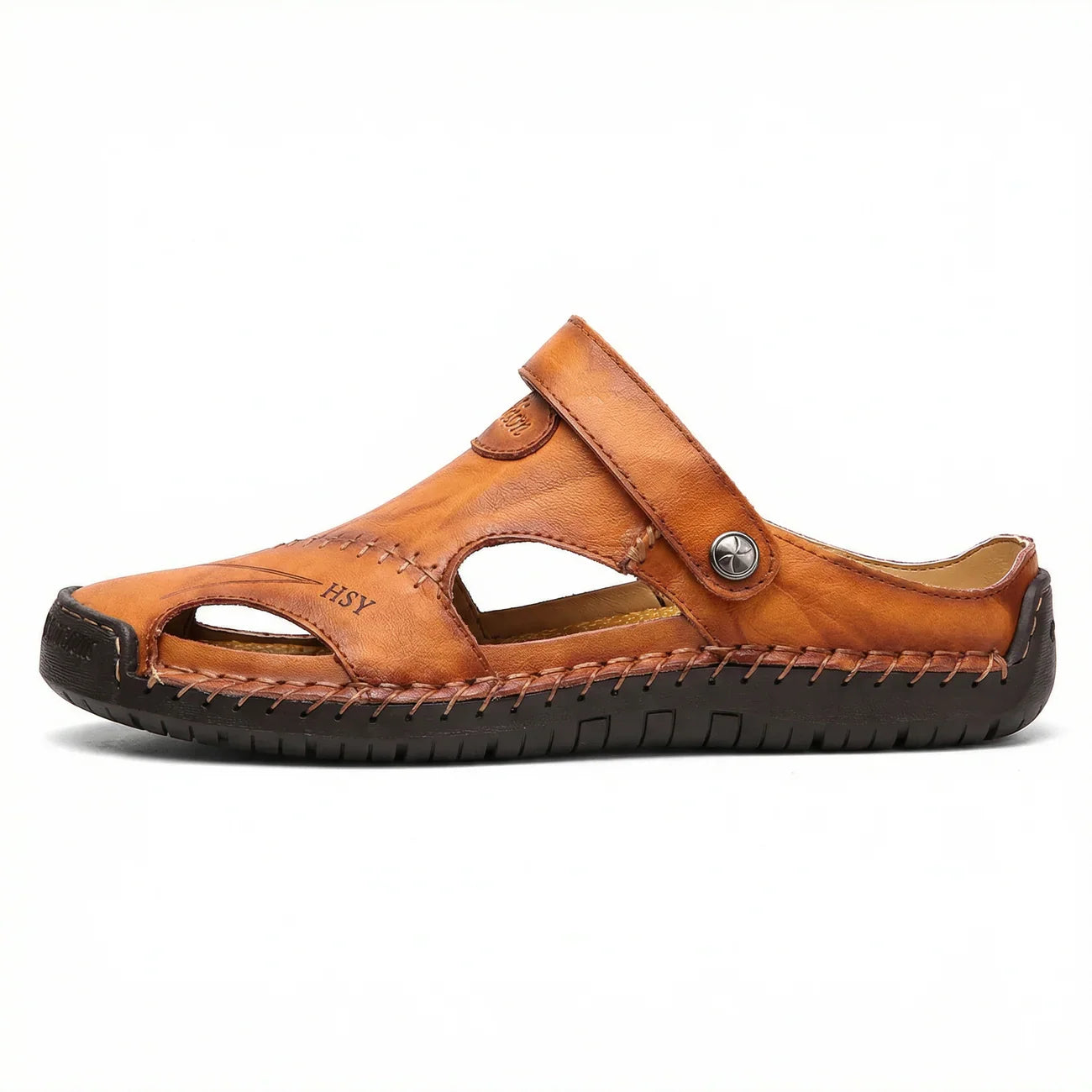 Premium orthopedische leren comfortsandalen voor heren