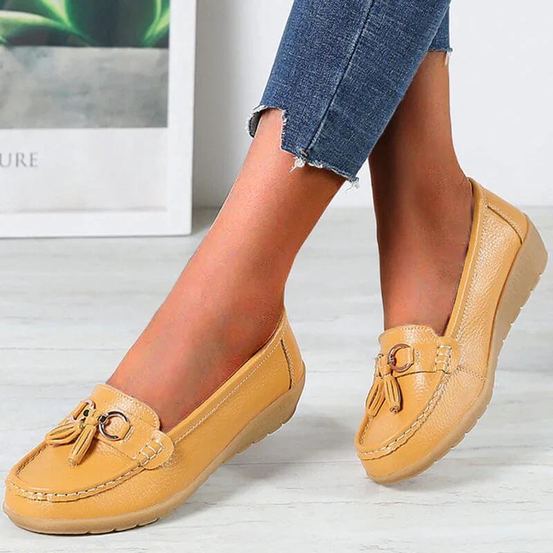 Orthopedische leren mocassin - Colosy