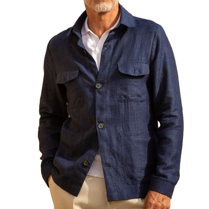 Casual slim-fit jas voor heren | Colosy