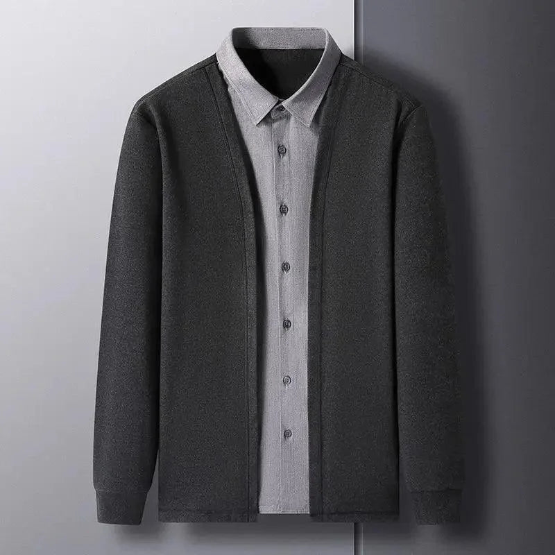 Cardigan Illusion™ – 2-in-1-laagjeslook van blouse en vest