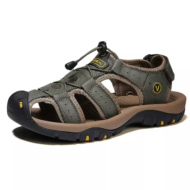ErgoStride Colosy™ • Bequeme Herrensandalen für jedes Gelände
