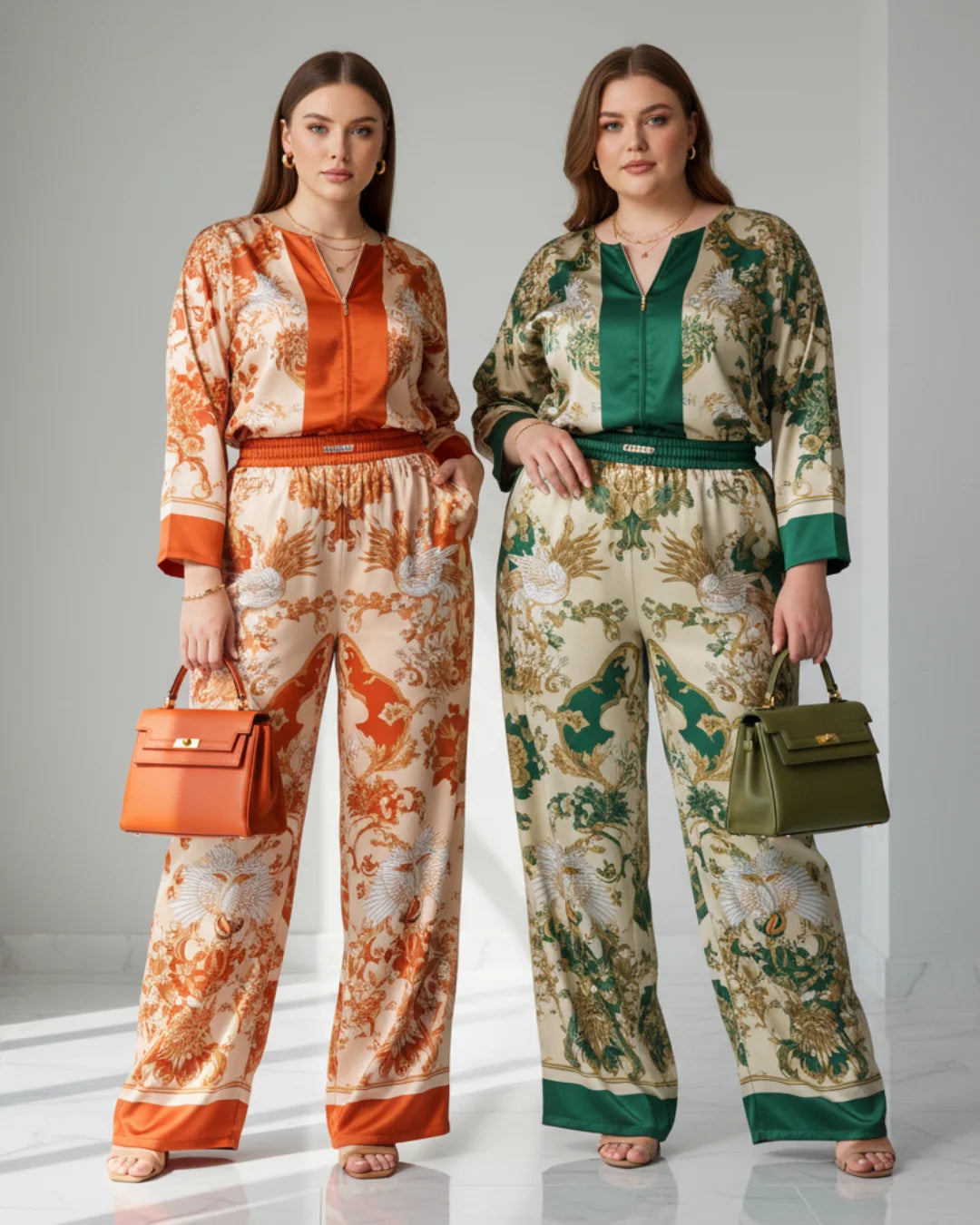 Saori™ – Satin-Set mit edlem Glanz und mühelosem Komfort