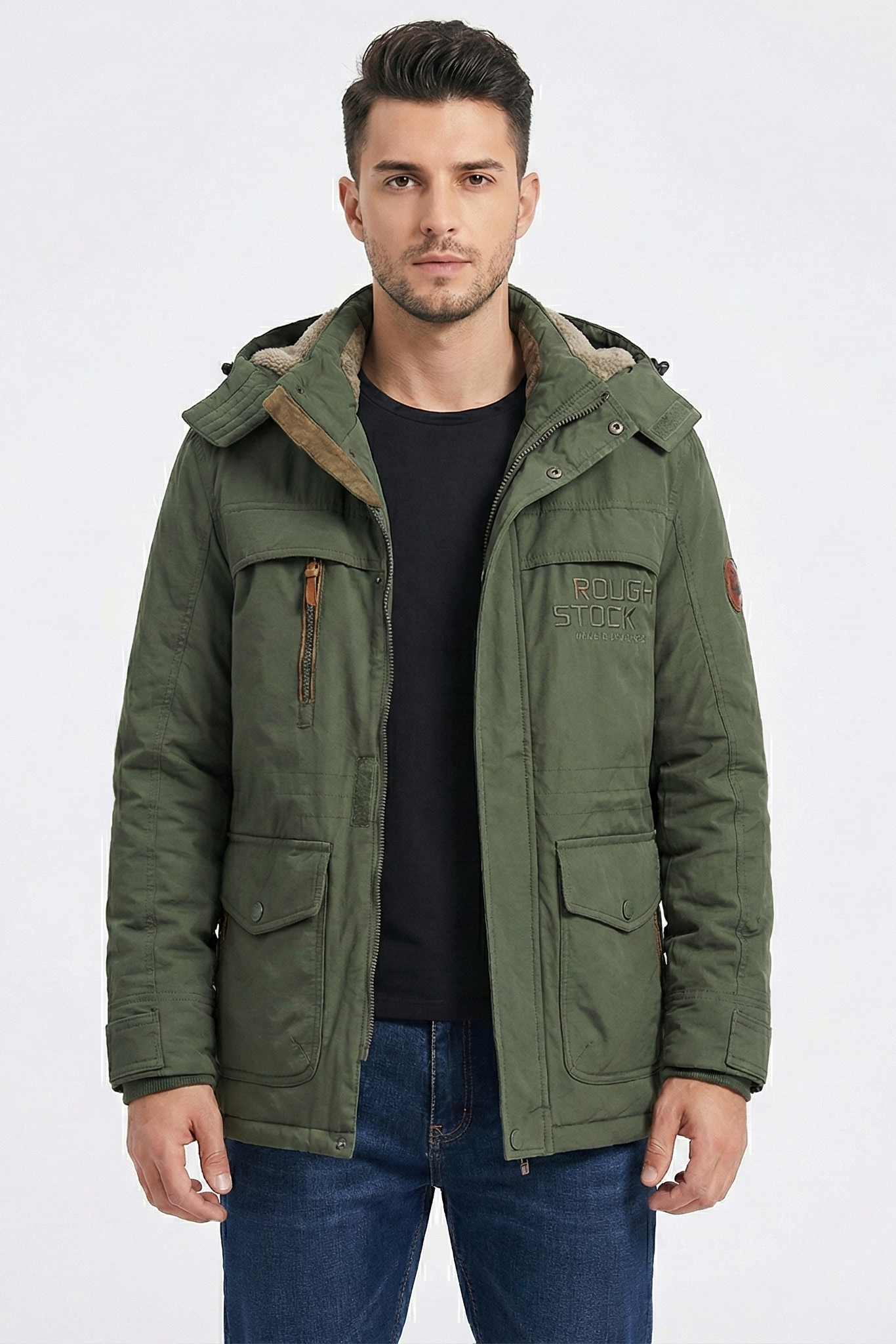 Adrian Wasserdichte Winterjacke mit Kapuze für Herren | Colosy