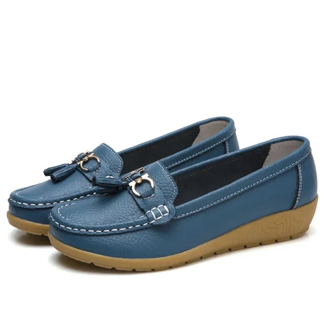 Orthopädische Mokassins aus Leder für Damen | OrthoMoc™