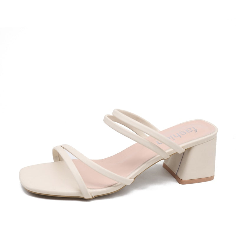 Pantoletten Feminino Riemen Marthe Colosy