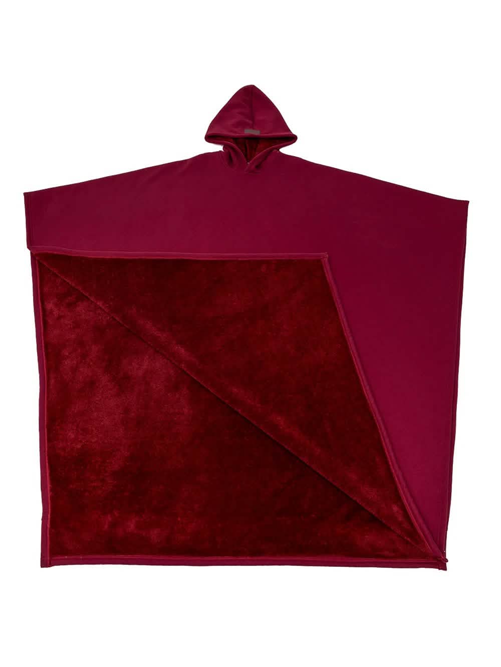 FleeceGuard™ – Ultrazachte thermische cape met capuchon voor weldadige warmte