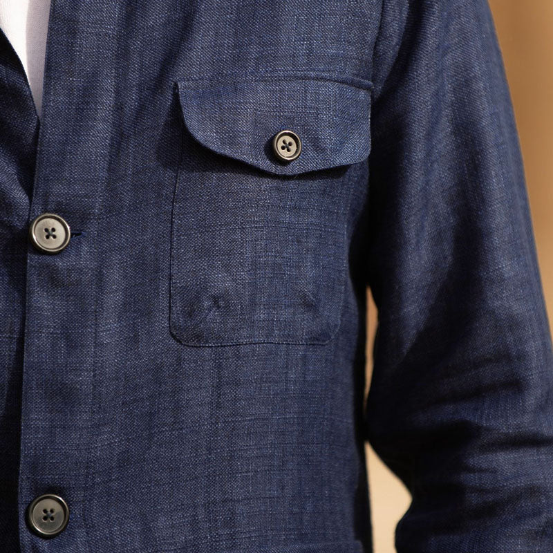 Casual slim-fit jas voor heren | Colosy
