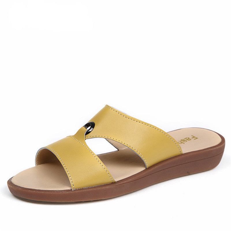 Hausschuh Feminino De Leder Loam Colosy
