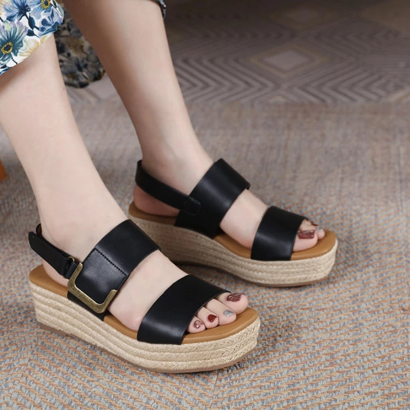 Sandale Damen De Leder Luquis Colosy