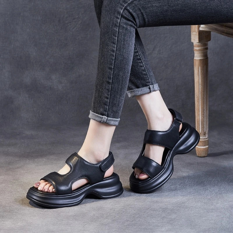 Sandale Damen De Leder Faji Colosy