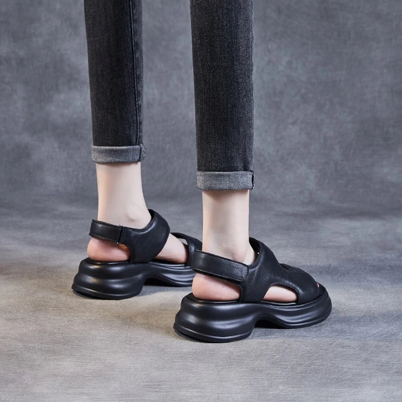 Sandale Damen De Leder Faji Colosy