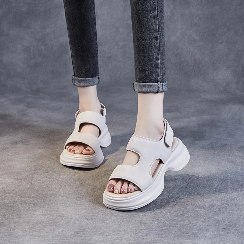 Sandale Damen De Leder Faji Colosy