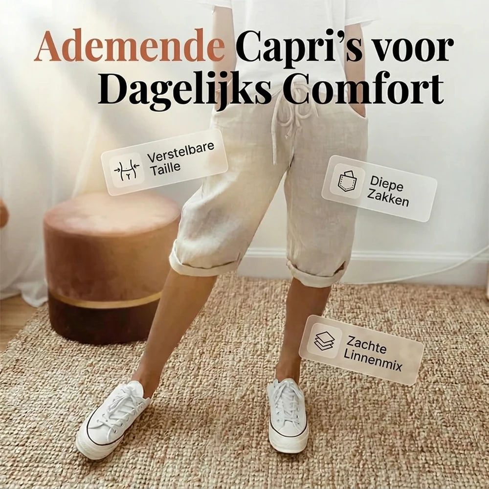 Colosy™ | Katoen linnen Dames Shorts