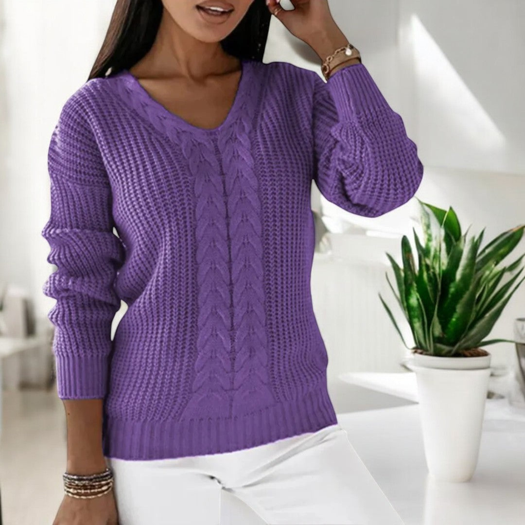 Fijntricot damespullover | Colosy