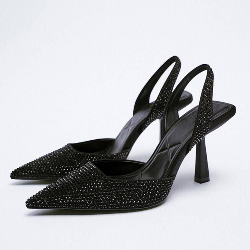 Pumps Feminino Strass Valenti Colosy